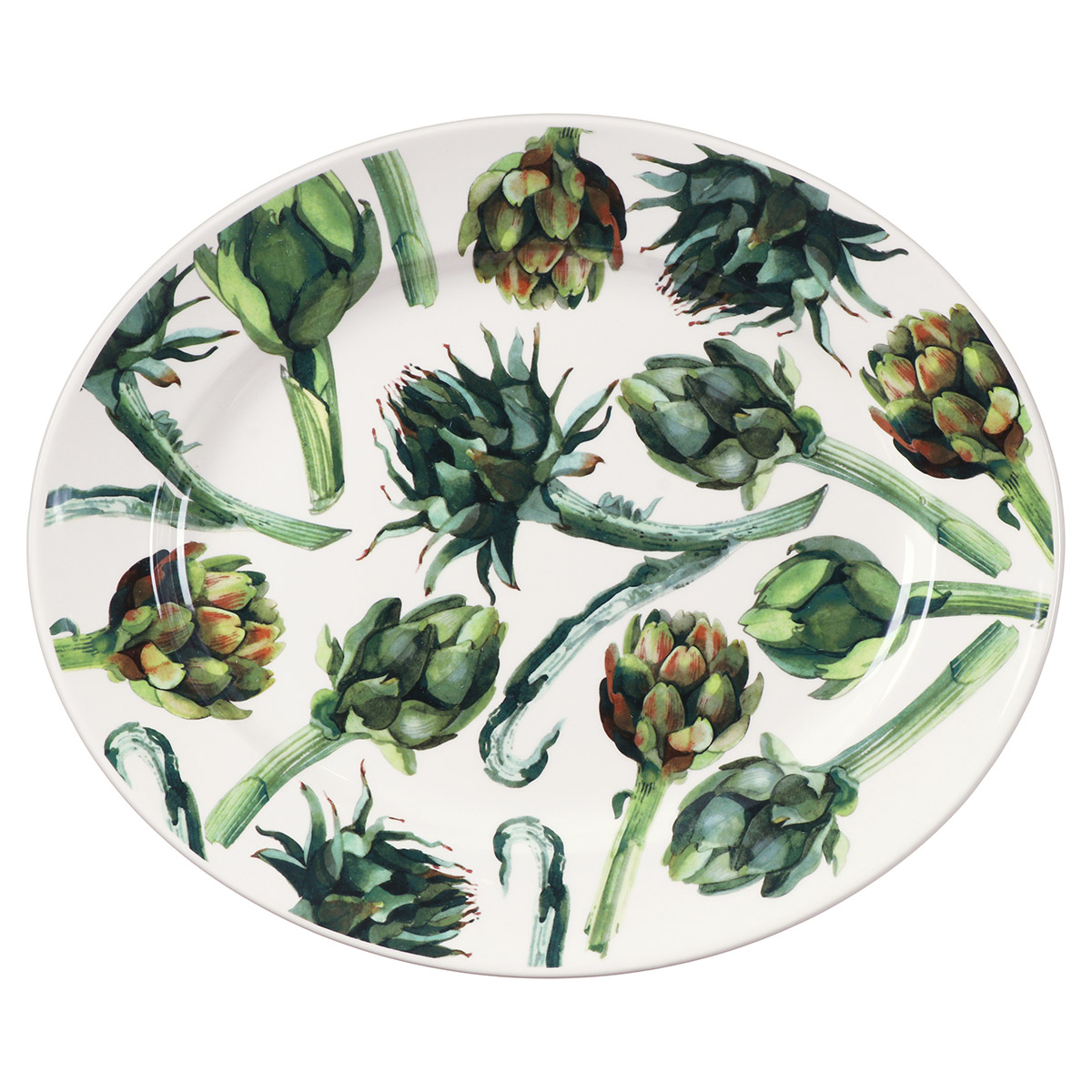 Emma Bridgewater Vegetable Garden Artichoke Medium Oval Platter