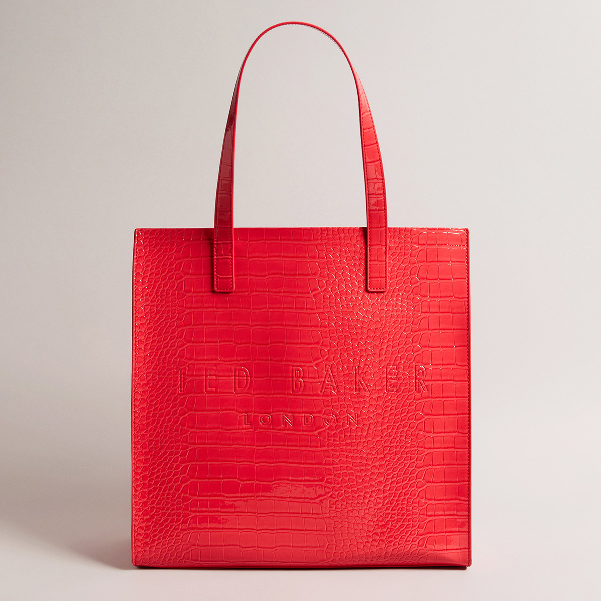 Ted Baker CROCCON Coral Croc Large Icon Bag Temptation Gifts