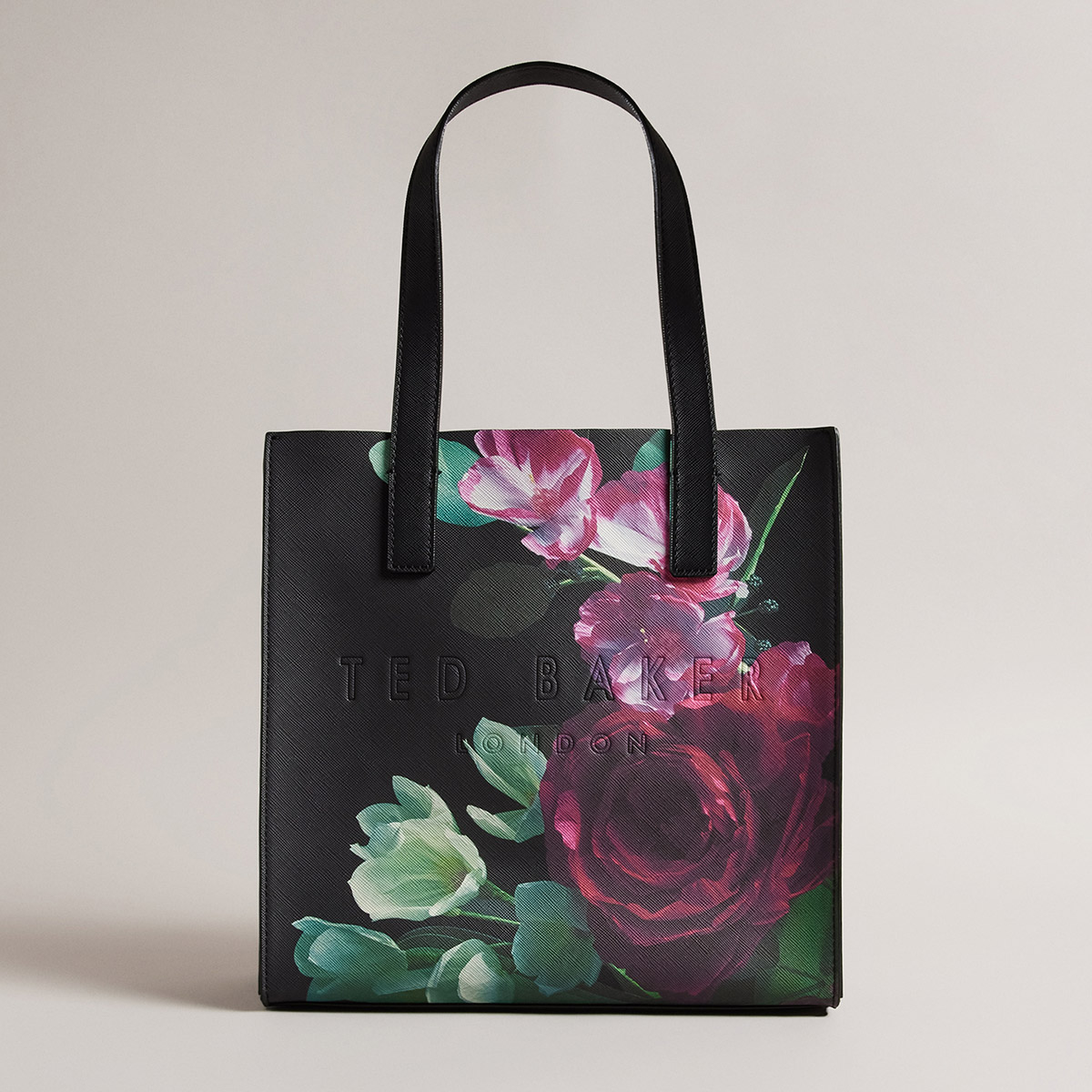 Ted Baker PAPIECN Icon Small Black Floral Bag