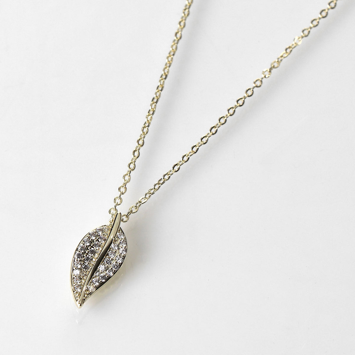 Equilibrium leaf necklace clearance