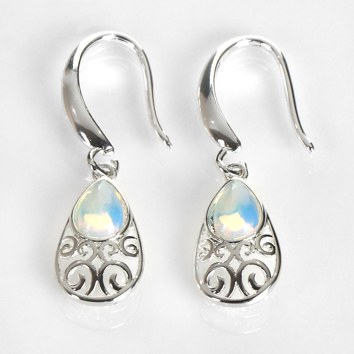 Moonstone teardrop earrings new arrivals