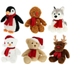Keeleco Christmas Characters Christmas Soft Toy - Set of 6