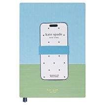Petite Stripe Take Note Extra Large Notebook with Phone Holder