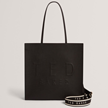 ICONNY Jet Black Webbing Large Icon Bag