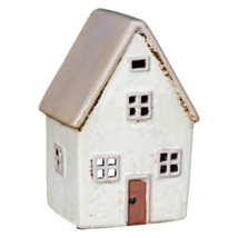 Cream House Tealight Holder