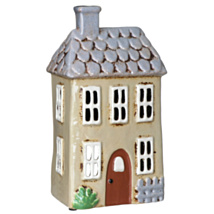  Large Cream Garden House Tealight Holder
