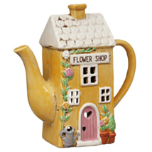 Flower Shop Teapot Tealight Holder