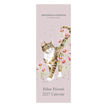 ‘Feline Friends’ 2027 Slim Calendar
