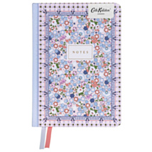 Cream Dreamy Ditsy Check B6 Hardback Notebook 