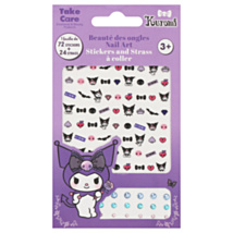 Kuromi Nail Art Stickers & Rhinestones