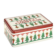 Christmas Joy Deep Rectangular Tin