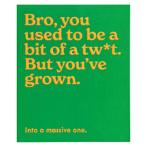 ‘Bro Tw*t’ Brother Birthday Card