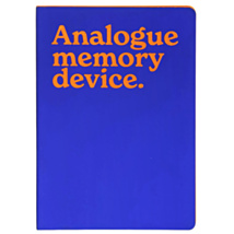 ‘Analogue Memory Device’ A5 Notebook