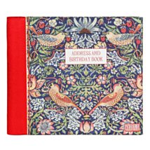 William Morris Strawberry Thief Address & Birthday Book
