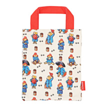 Repeat Print Recycled Cotton Mini Tote Bag