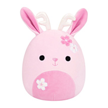 7.5” Akiyo The Pink Sakura Jackalope Plush