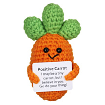 Cheery Crochet Positive Carrot