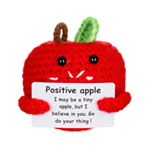Cheery Crochet Positive Apple