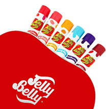 Jelly Belly 6 Piece Lip Balm Set in Tin