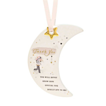 The Little Things ‘Thank You’ Hanging Moon Plaque