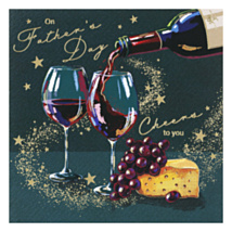 Cheese & Wine Father’s Day Card
