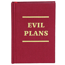 Evil Plans A7 Mini Notebook 