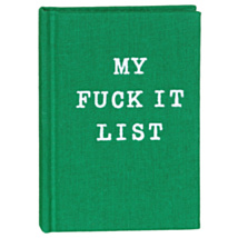 My F*ck It List A7 Mini Notebook 