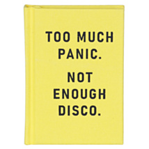 Too Much Panic, Not Enough Disco A7 Mini Notebook 