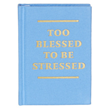 Too Blessed to be Stressed A7 Mini Notebook 