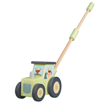 Tractor Wooden Push Along Toy