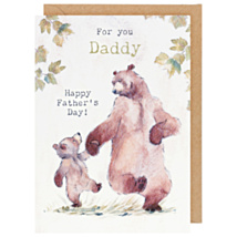 Bear And Cub ‘Daddy’ Father’s Day Card