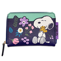 Peanuts Floral Wallet
