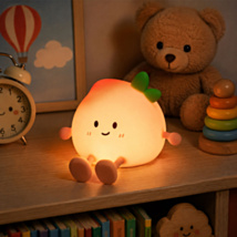 Foodiemals Peach LED Night Light