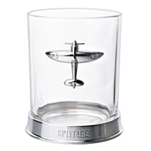 RAF Spitfire Whisky Tumbler