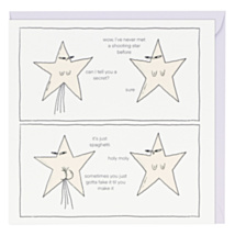 G Mosley ‘Shooting Star’ Greetings Card