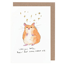 Zeppelinmoon ‘Cosmic Rodent’ Greetings Card