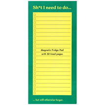 ‘Sh*t I Need To Do’ Magnetic Fridge Pad