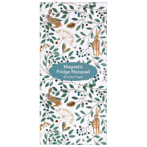 Dee Hardwicke Hares & Berries Magnetic Fridge Notepad