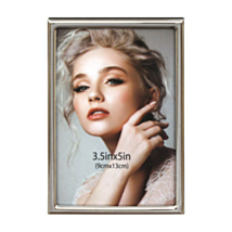 Silver Narrow Edge Frame 3.5x5