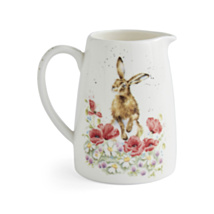 'Field of Flowers' Hare 8cm Posy Jug