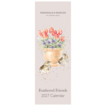 ‘Feathered Friends’ 2027 Slim Calendar