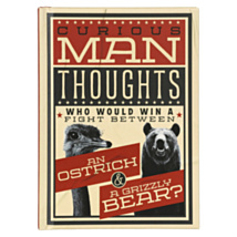 Curious Man Thoughts Book