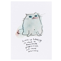 Zeppelinmoon 'Buckle Up' Greetings Card