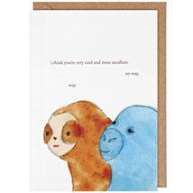 Zeppelinmoon Most Excellent Greeting Card