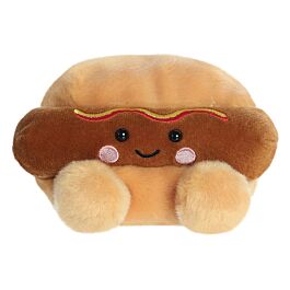 Aurora Palm Pals Colson Hot Dog: Peluche Morbido 13 Cm, Portafortuna Da Collezione, Regalo Originale Per Bambini (marrone)