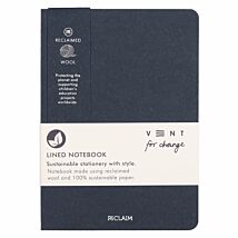 Reclaimed Wool Blue A5 Notebook
