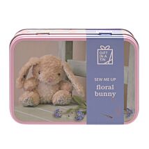 Gift In A Tin Sew Me Up Floral Bunny