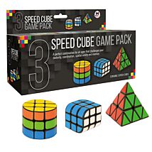 3 Speed Cube Game Pack