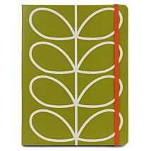 Linear Stem Olive Large Notebook
