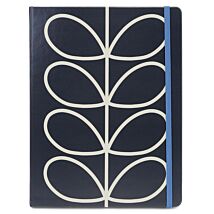 Linear Stem Slate Large Notebook